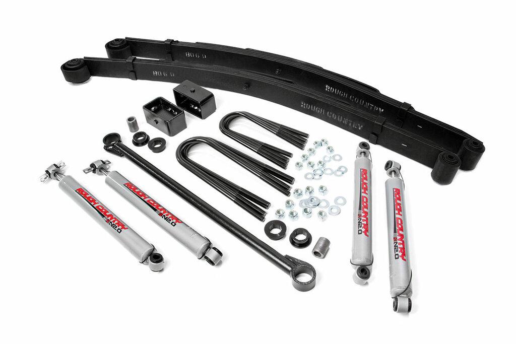 Rough Country 3-inch Suspension Lift Kit (2000-2005 Excursion) - 487.2