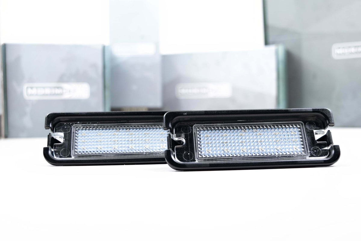 Morimoto XB License Plate Lights: Ford Mustang (15-20 / Pair) - LF7910