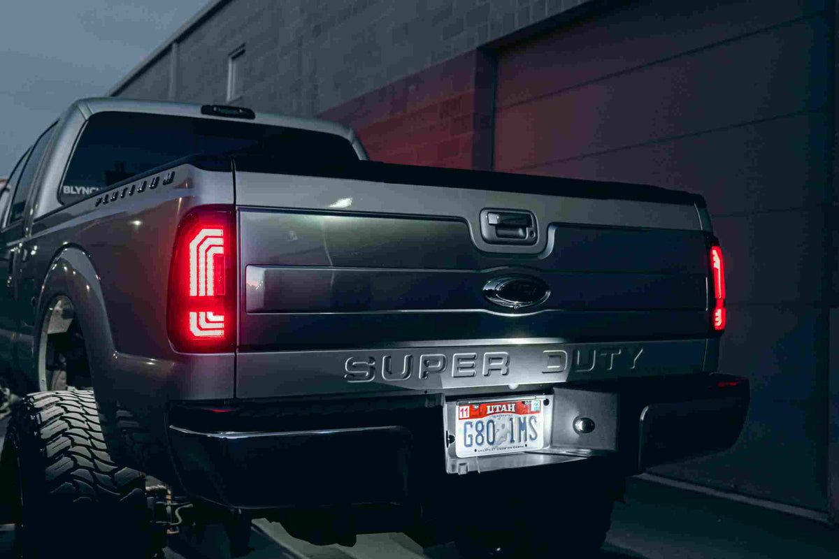 Morimoto XB License Plate Lights: Ford Trucks (90-16 / Pair) - LF7915
