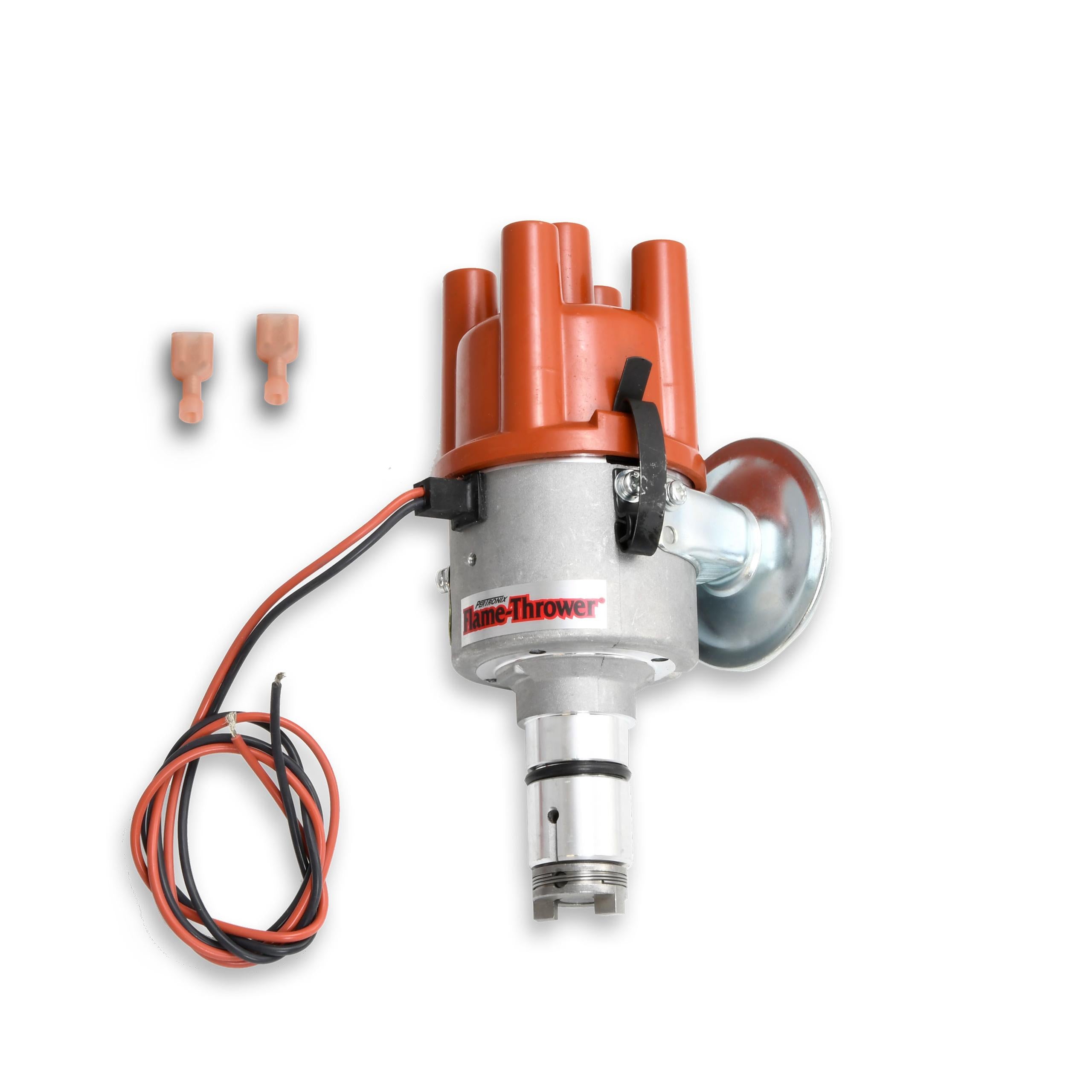Pertronix Flame-Thrower "Stock Look" Bosch Style Distributor Featuring Original Ignitor Electronics. 12-Volt Negative Ground With Vacuum Advance. - D186504