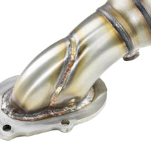 AFE Twisted Steel Mid Pipe 3 IN 304 Stainless Steel w/ Cat Chevrolet Corvette (C7) & Z06 14-17 V8-6.2L/6.2L (sc) LT1 - 48-34130-1YC