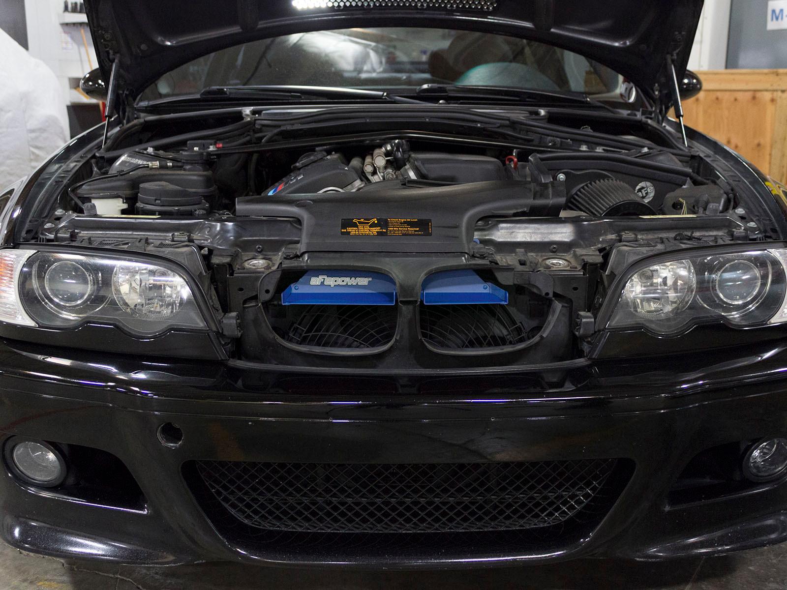 AFE Magnum FORCE Dynamic Air Scoop Blue (1999-2006 323Ci, 323i, 325Ci, 325i, 325xi, 328Ci, 328i, 330Ci, 330i, 330xi, M3) - 54-10468-L