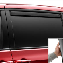 WeatherTech 17-26 Chrysler Pacifica Rear Rear Side Window Deflectors - Matte Blk
