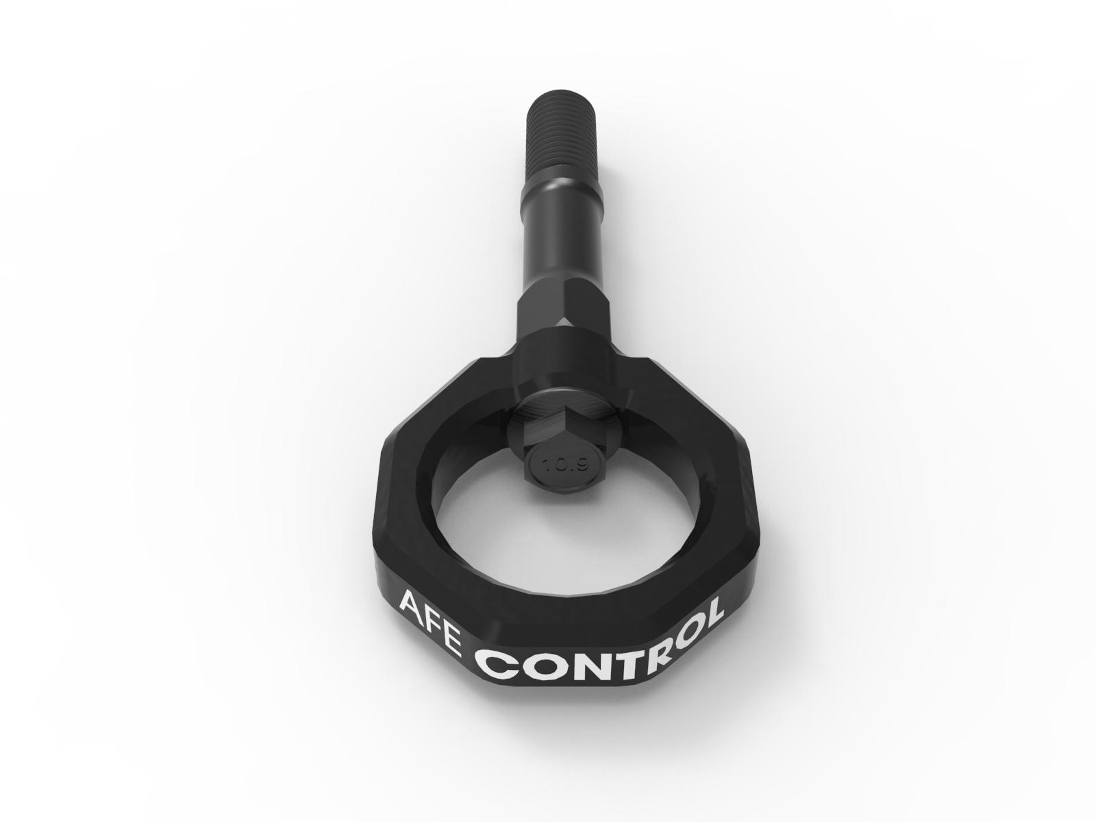 AFE Rear Tow Hook Black (2020-2023 Corvette 6.2) - 450-401015-B