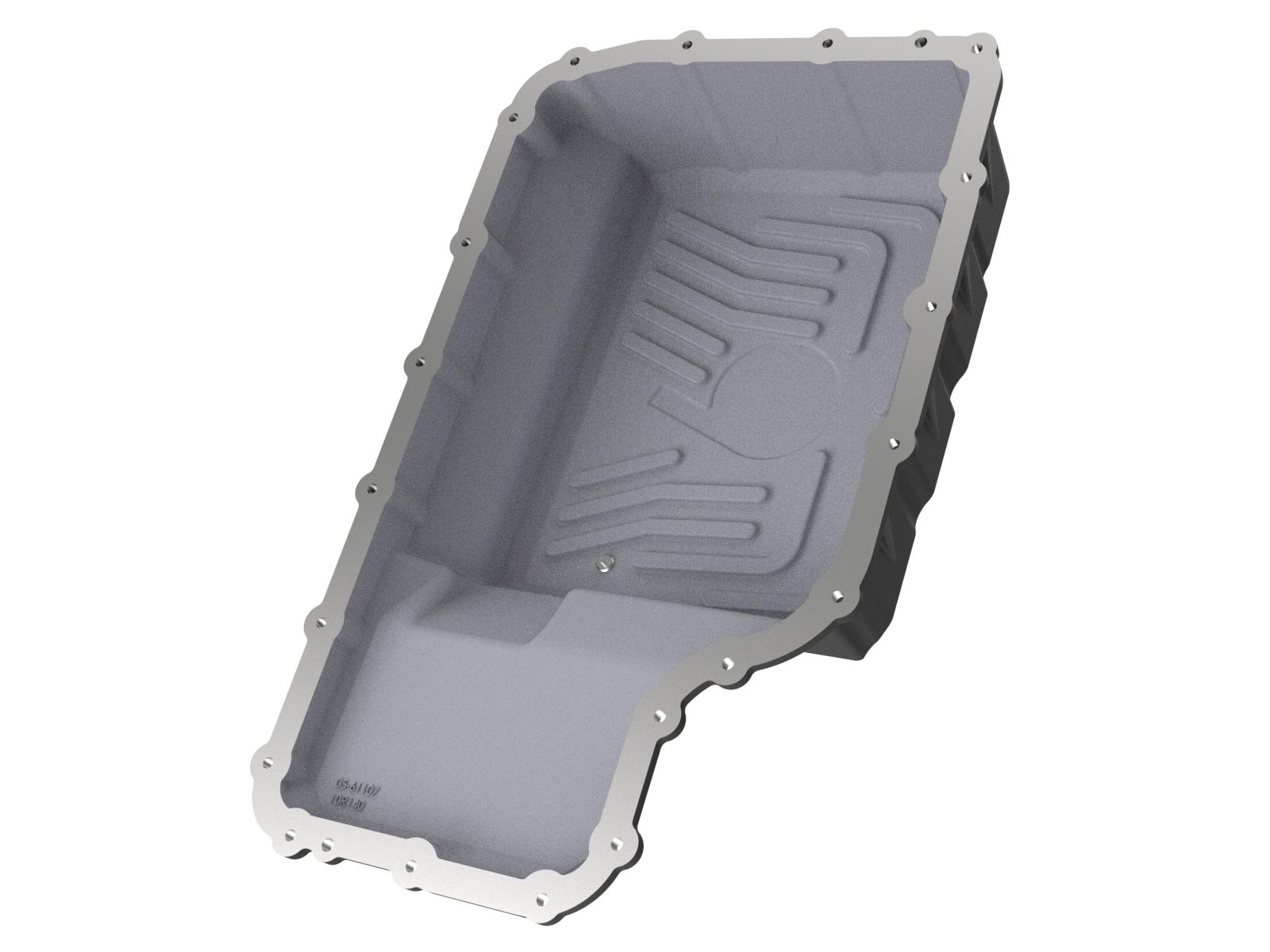 AFE Pro Series Rear Differential Cover Black w/ Machined Fins - 46-71220B
