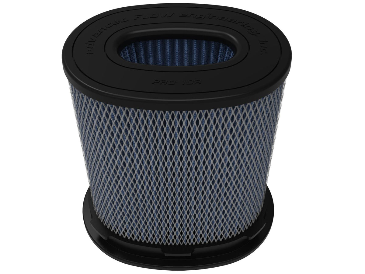 AFE Momentum Intake Replacement Air Filter w/ Pro 10R Media (5-1/2 x 3-1/2) IN F x (8-1/4 x 6) IN B x (8 x 5-3/4) IN T (Inverted) x 9 IN H - 20-91208T