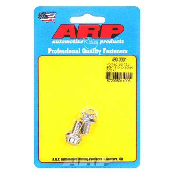 ARP Pontiac SS 12pt alternator bracket bolt kit - 490-3301