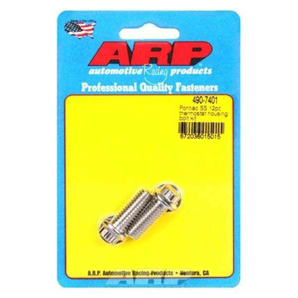 ARP Pontiac SS 12pt thermostat housing bolt kit - 490-7401