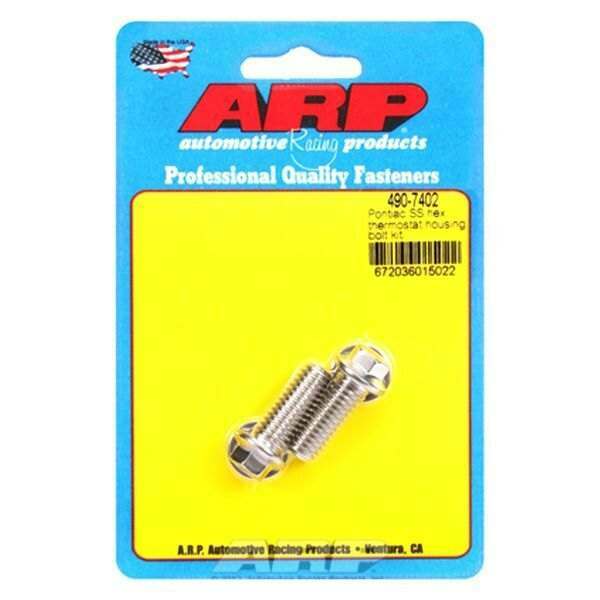 ARP Pontiac SS hex thermostat housing bolt kit - 490-7402