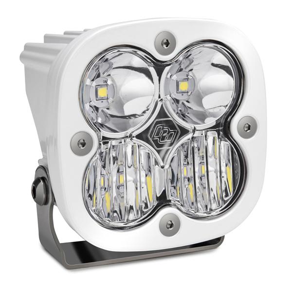 Baja Designs Squadron Pro Light Pods: (Each / Clear / Driving Combo Beam / White Body) (Universal) - 490003WT
