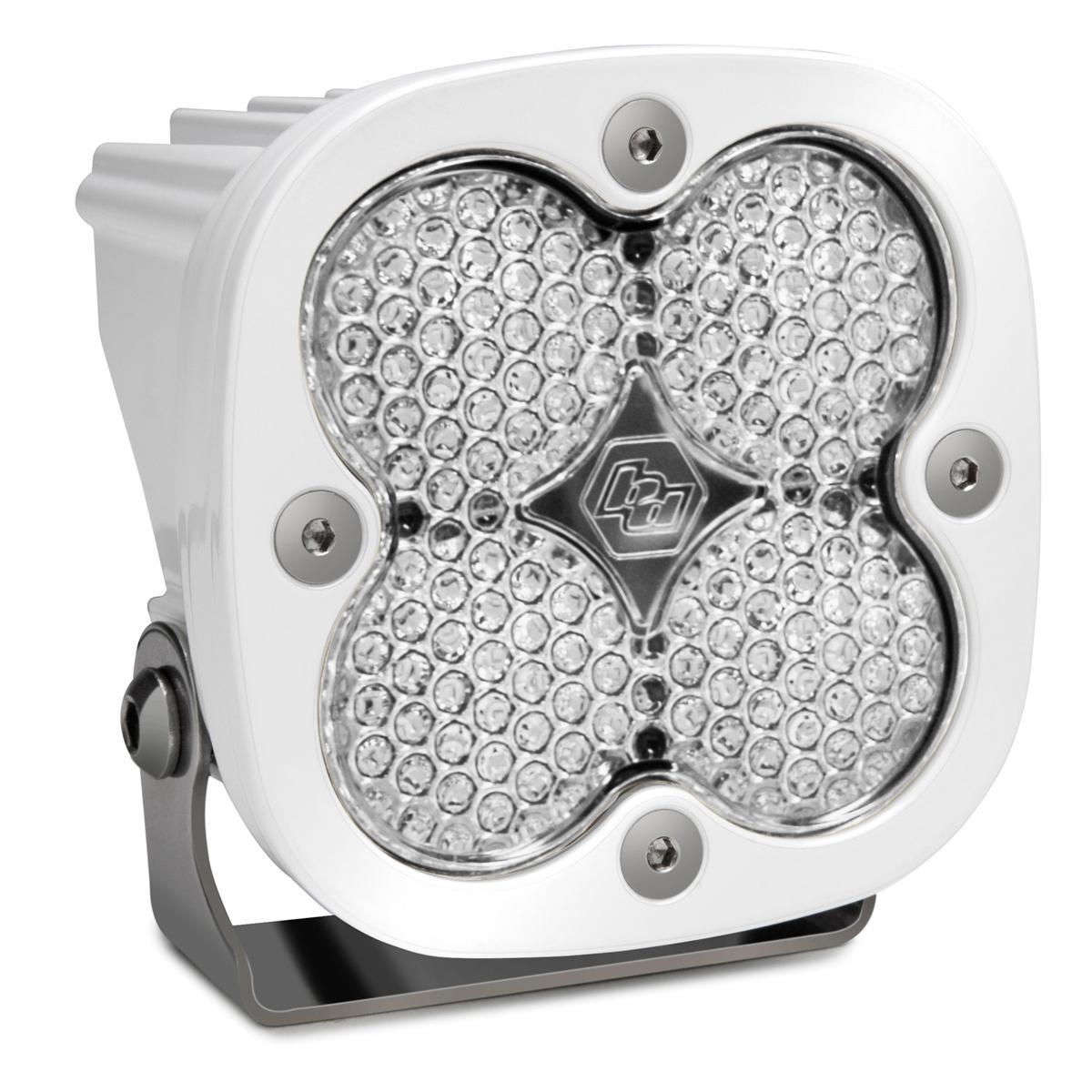 Baja Designs Squadron Pro Light Pods: (Each / Clear / Work-Scene Beam / White Body) (Universal) - 490006WT