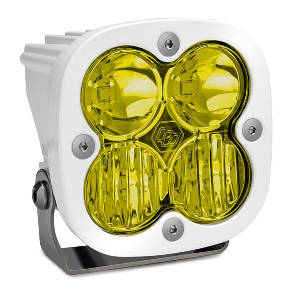 Baja Designs Squadron Pro Light Pods: (Each / Amber / Driving Combo Beam / White Body) (Universal) - 490013WT
