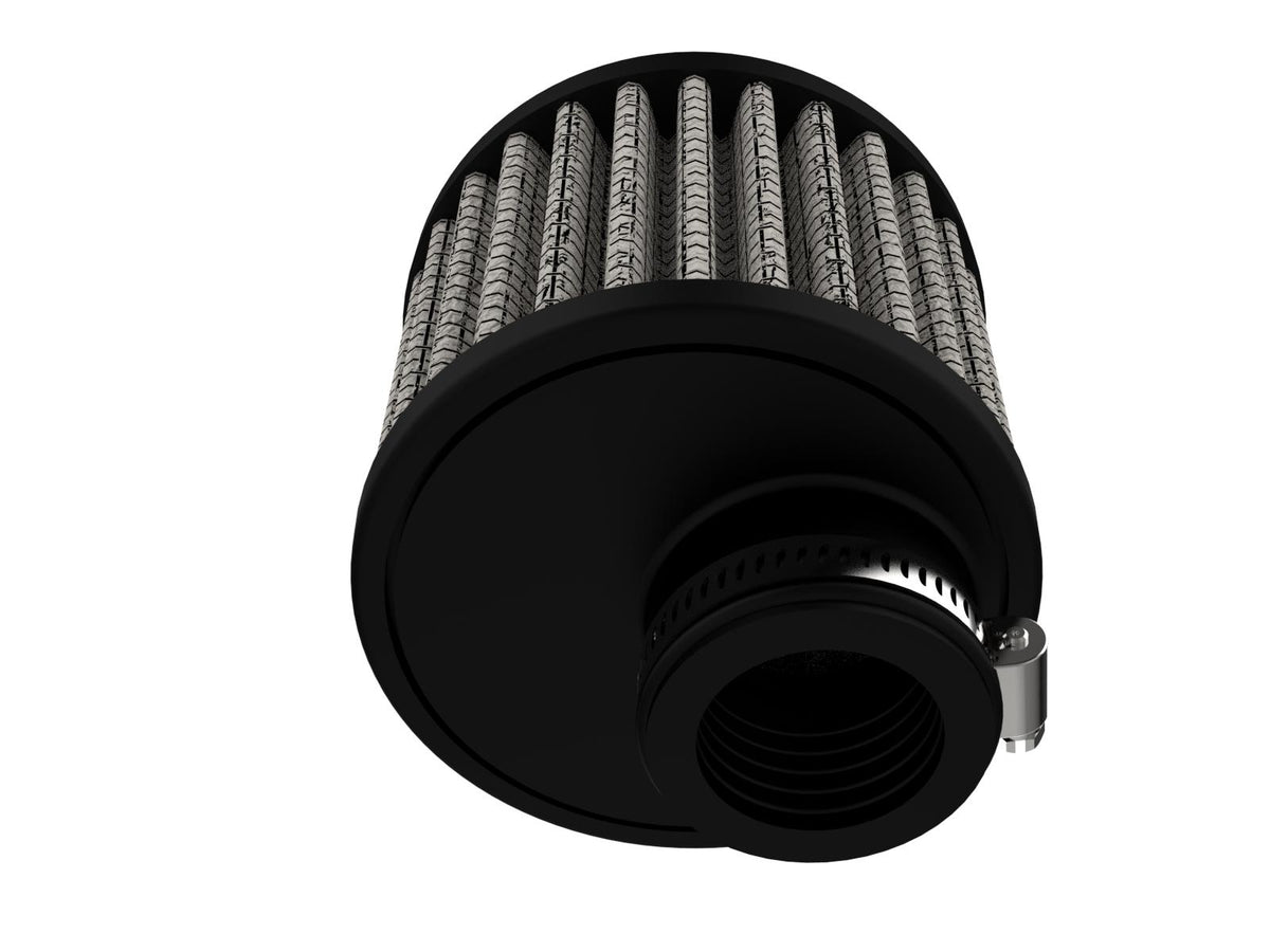 AFE Magnum FLOW Crankcase Vent Filter w/ Pro DRY S Media 1-1/4 IN F x 3-3/4 IN B x 3-3/4 IN T x 3 IN H - 18-02002D