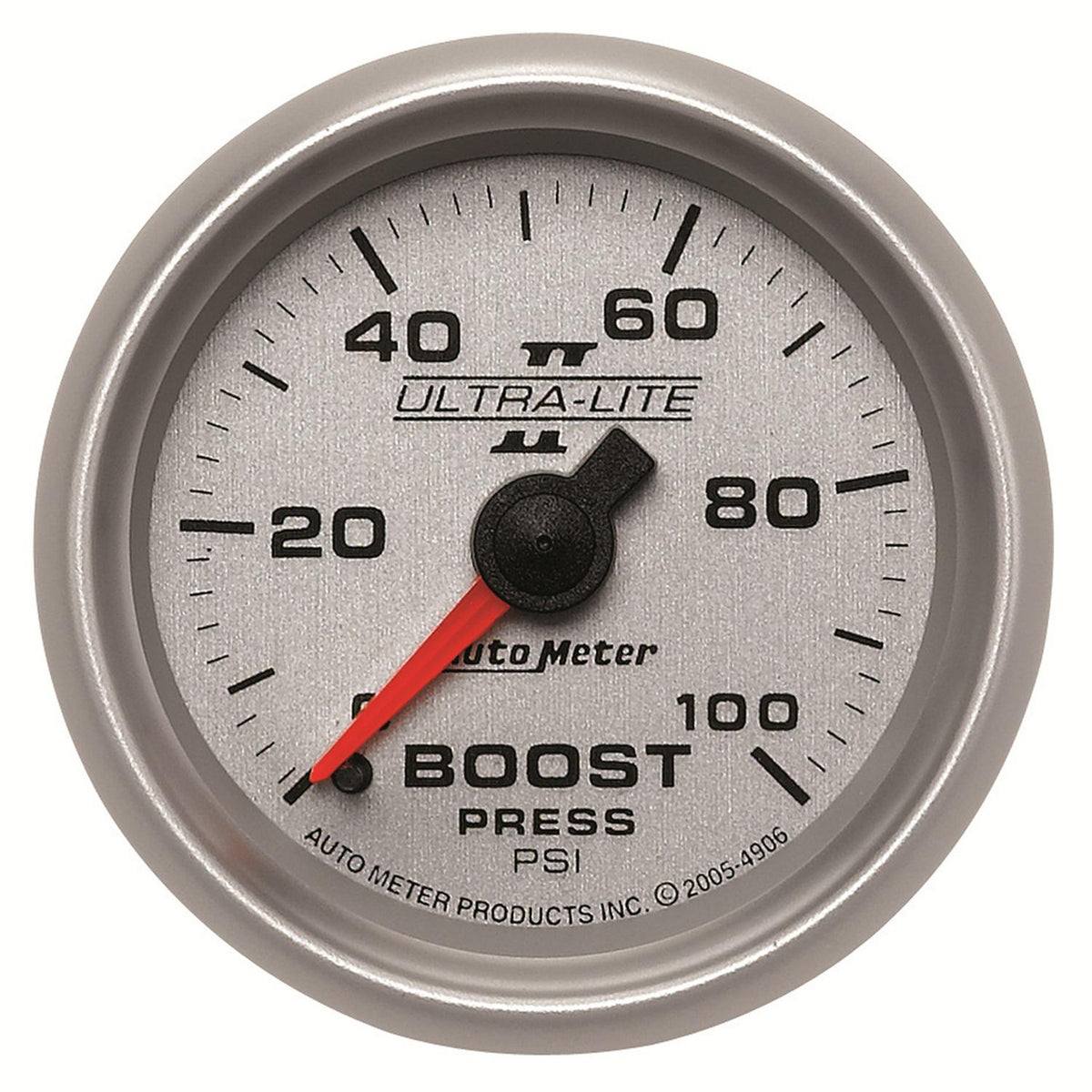 Auto Meter 2-1/16" BOOST, 0-100 PSI, ULTRA-LITE II - 4906