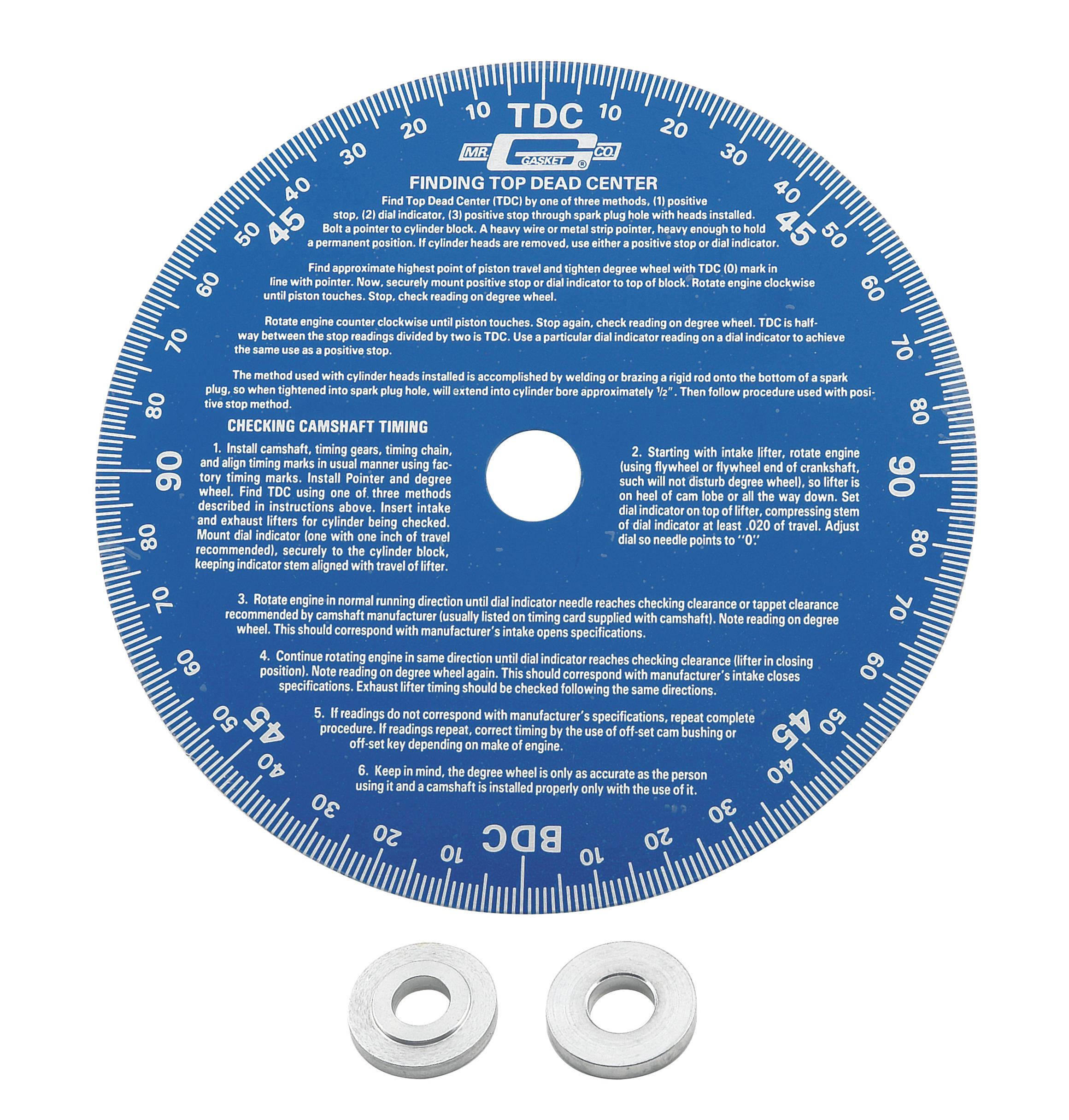 Mr. Gasket Cam Degree Wheel.  - 1570