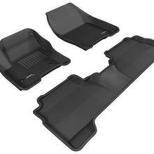 3D MAXpider 2013-2018 Ford C-Max/Escape Kagu 1st & 2nd Row Floormats - Black