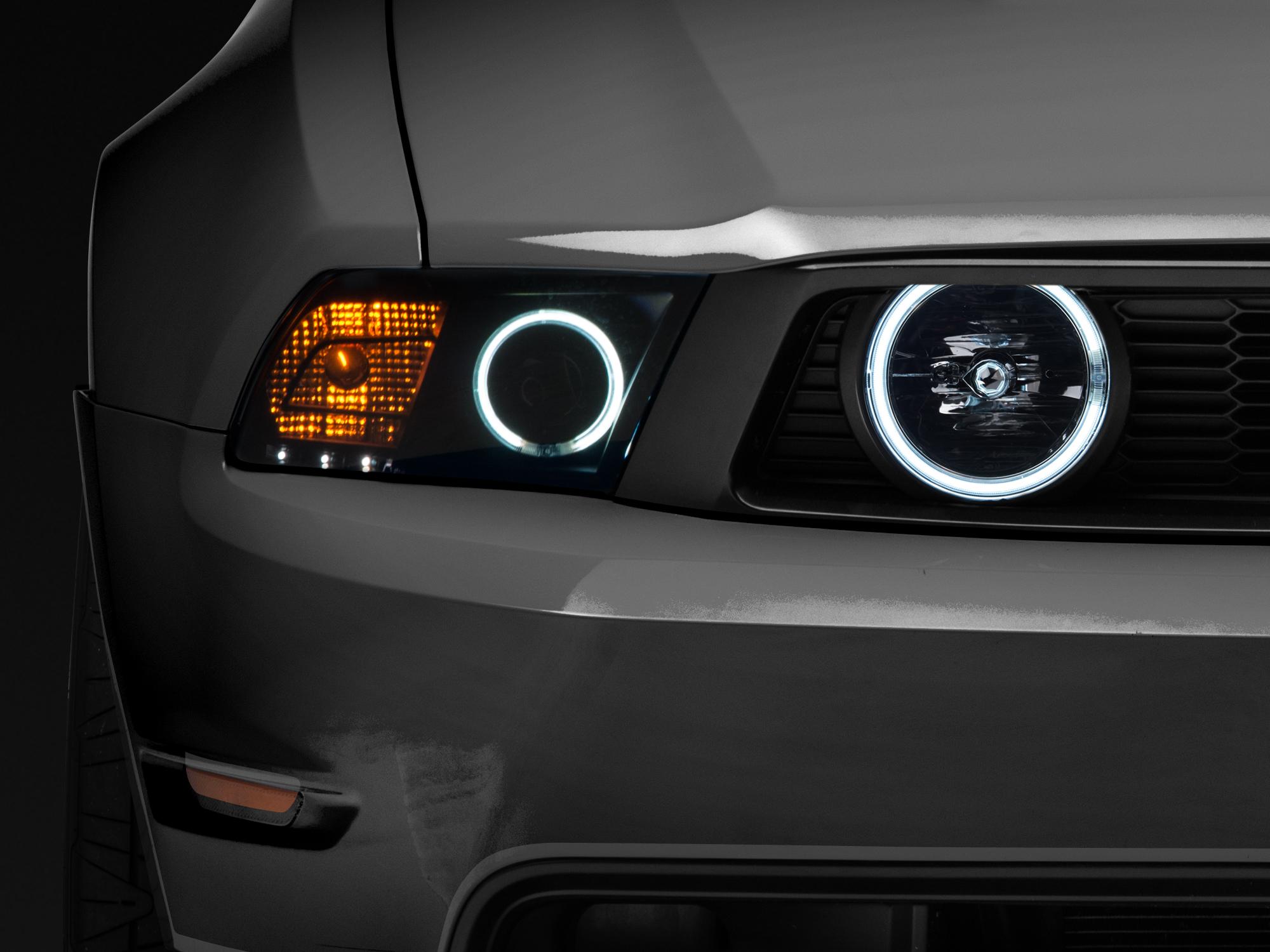 Raxiom 05-12 Ford Mustang GT LED Halo Fog Lights (Smoked) - 49134