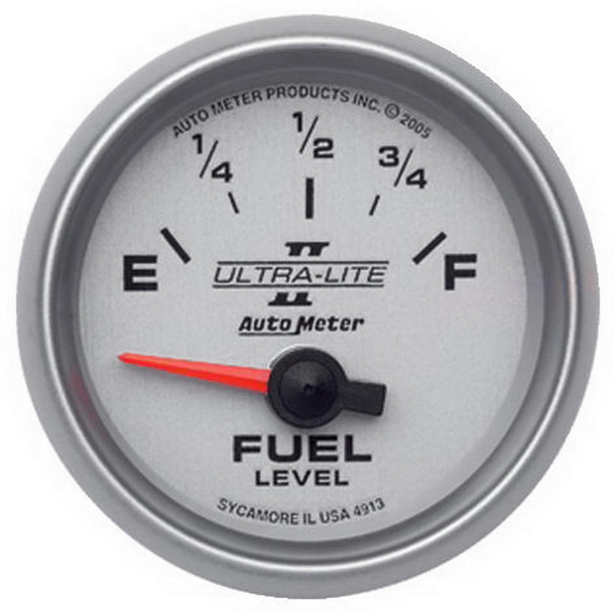 Auto Meter 2-1/16" FUEL LEVEL, 0-90 Ω, SSE, ULTRA-LITE II - 4913