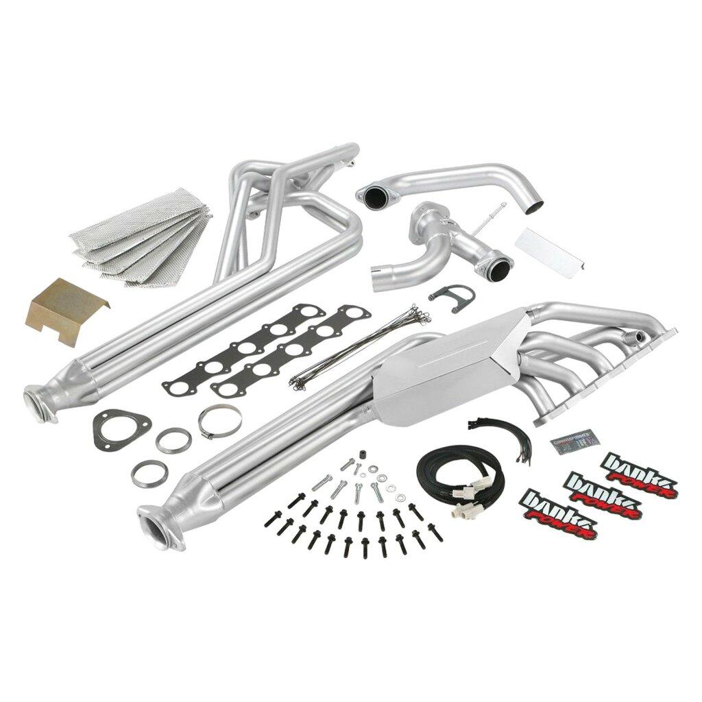 Banks Power 49196 Torque Tube Exhaust Header System With Automind Programmer  For Use With 2011-2015 Ford 6.8L Class-A Motorhome - 49196