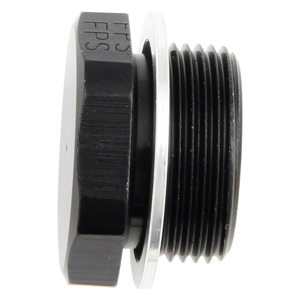 Fragola 7/8-20 Inlet Plug -Blank  Black - 491980-BL