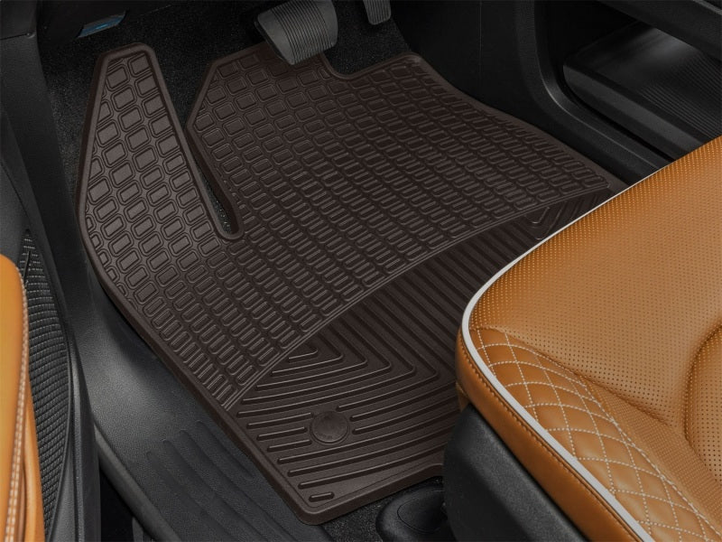 WeatherTech 21-26 Chrysler Pacifica/21-25 Pacifica Hybrid Front All Weather Floor Mats - Cocoa