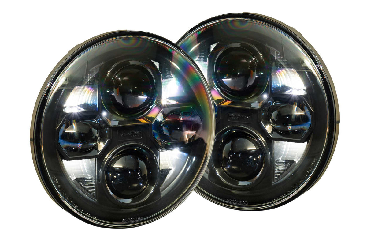 Morimoto Sealed7 2.0 Headlights (Jeep JK) (Set) - LF516