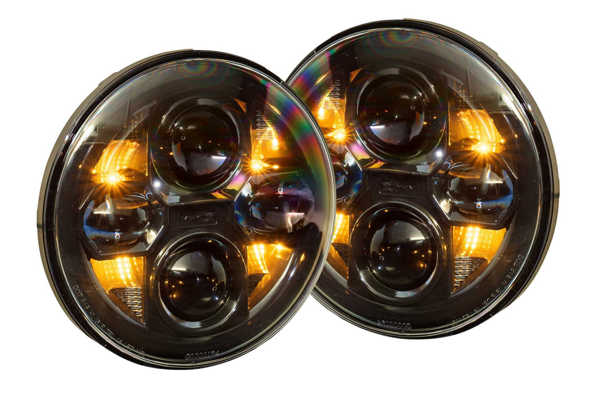 Morimoto Sealed7 2.0 Headlights (Jeep JK) (Set) - LF516