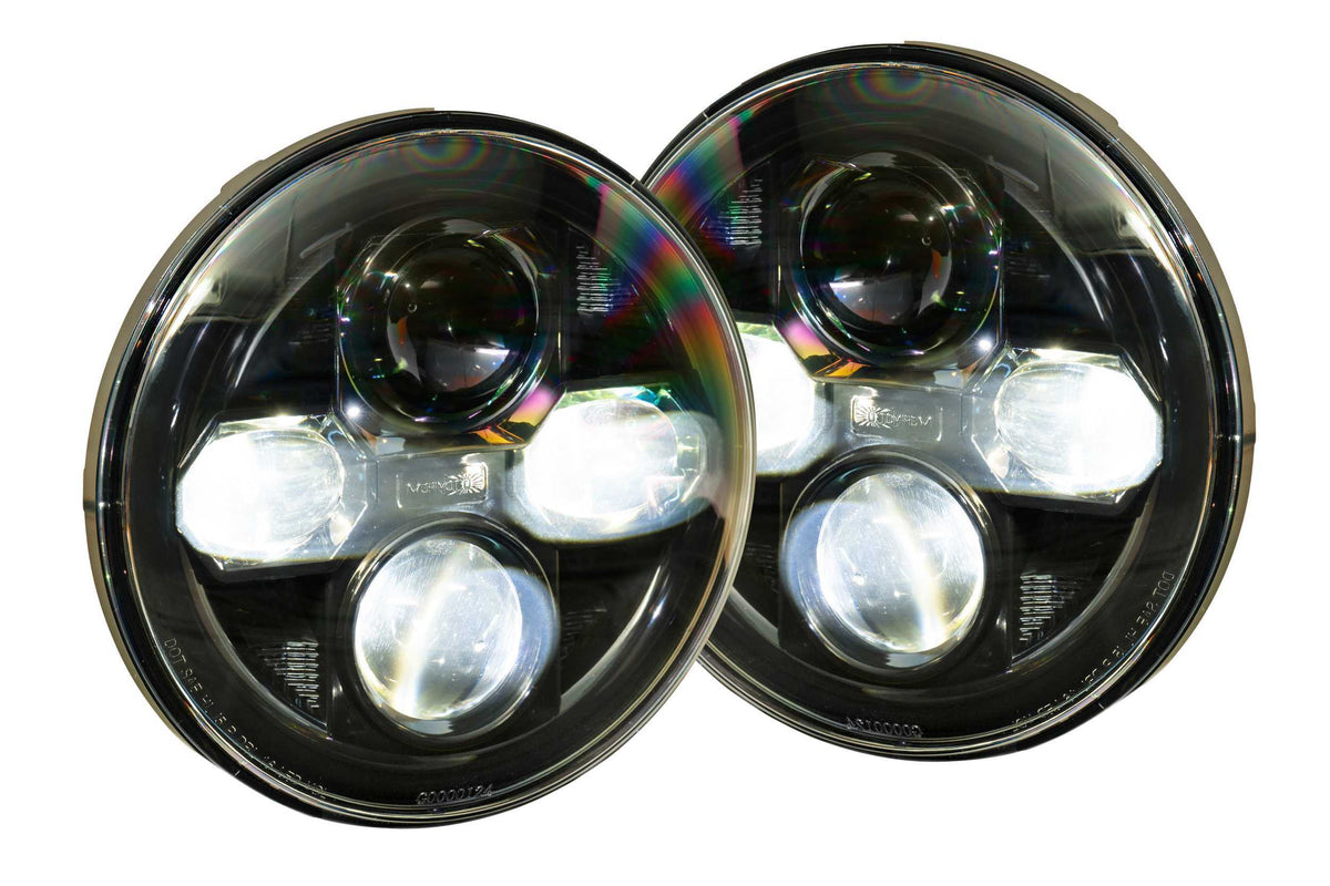 Morimoto Sealed7 2.0 Headlights (Jeep JK) (Set) - LF516