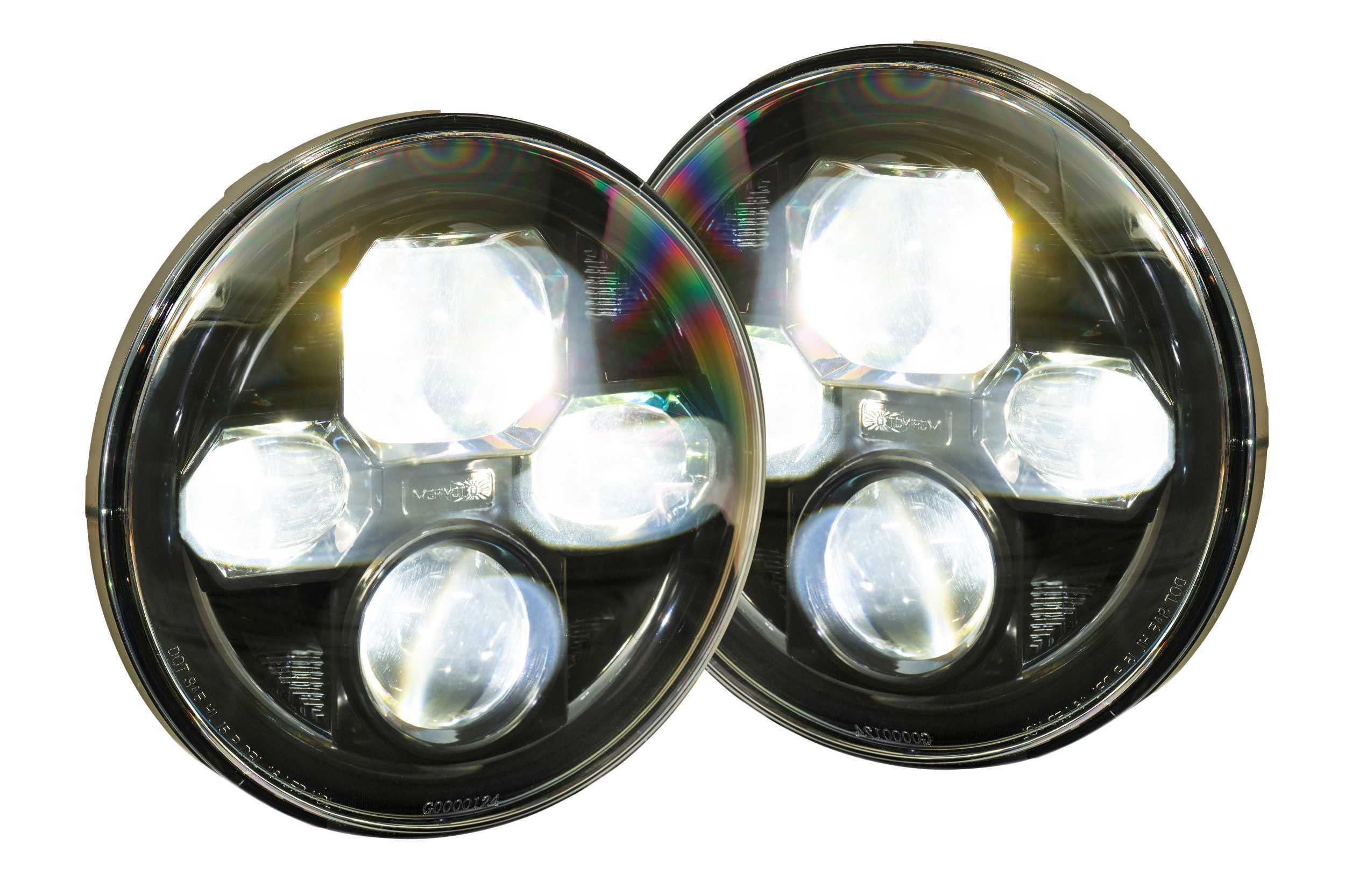 Morimoto Sealed7 2.0 Headlights (Jeep JK) (Set) - LF516
