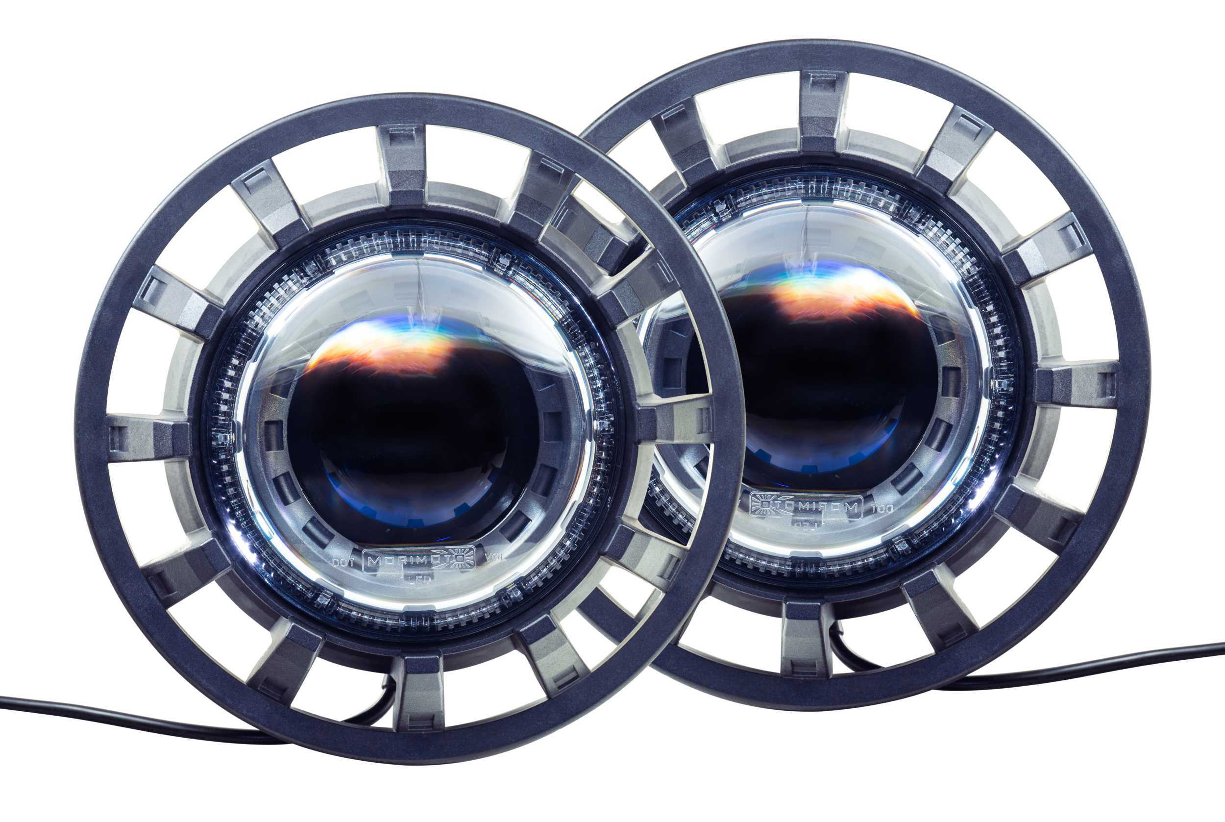 Morimoto Super7 2.0 Headlights (Jeep JK Spec / Set) - LF515