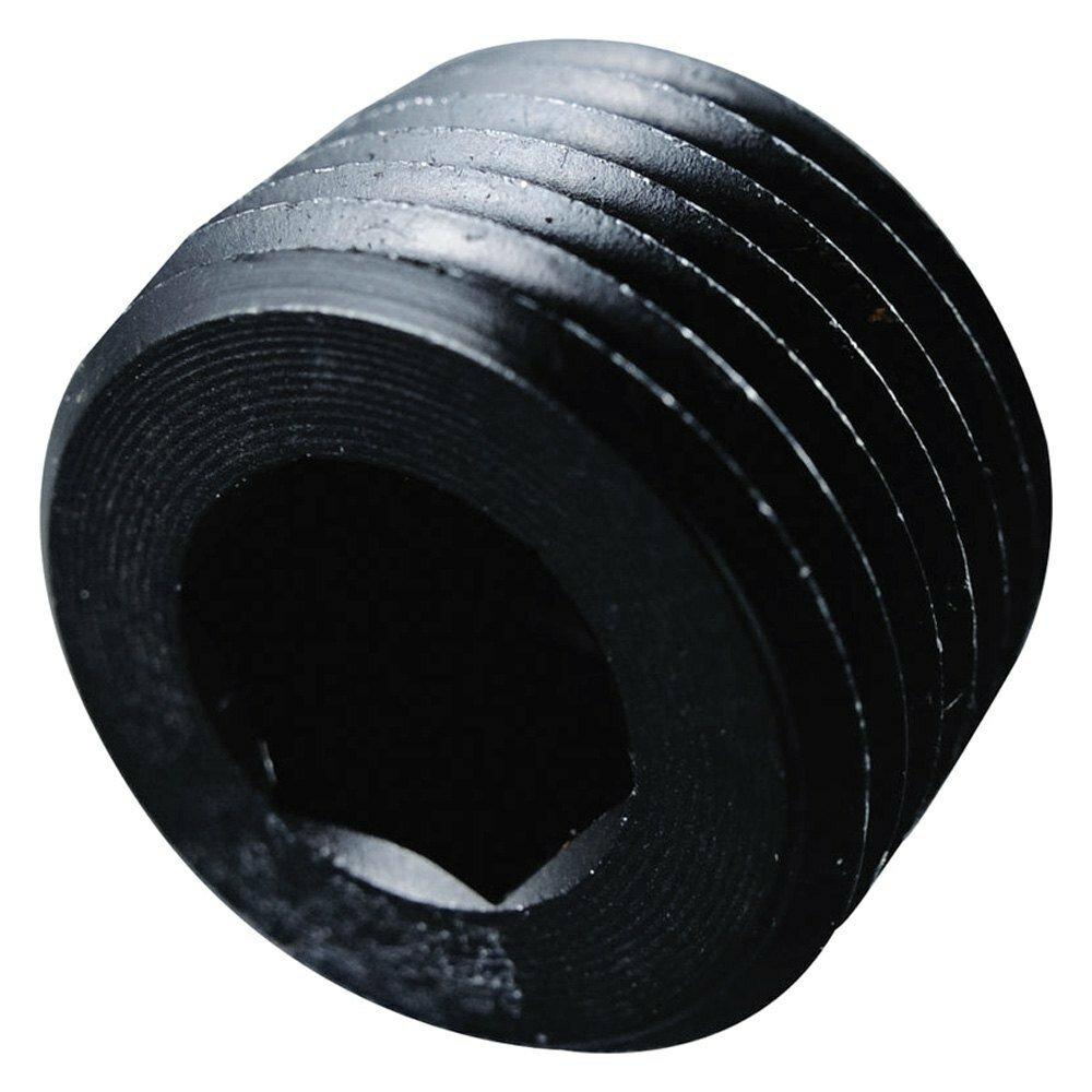 Fragola 1/2 MPT Pipe Plug-Internal   Black - 493205-BL