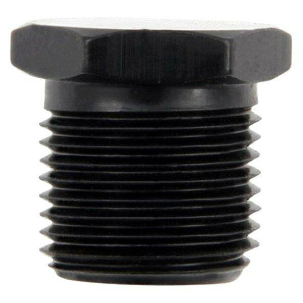 Fragola 1/2  Male Hex Pipe Plug   Black - 493304-BL