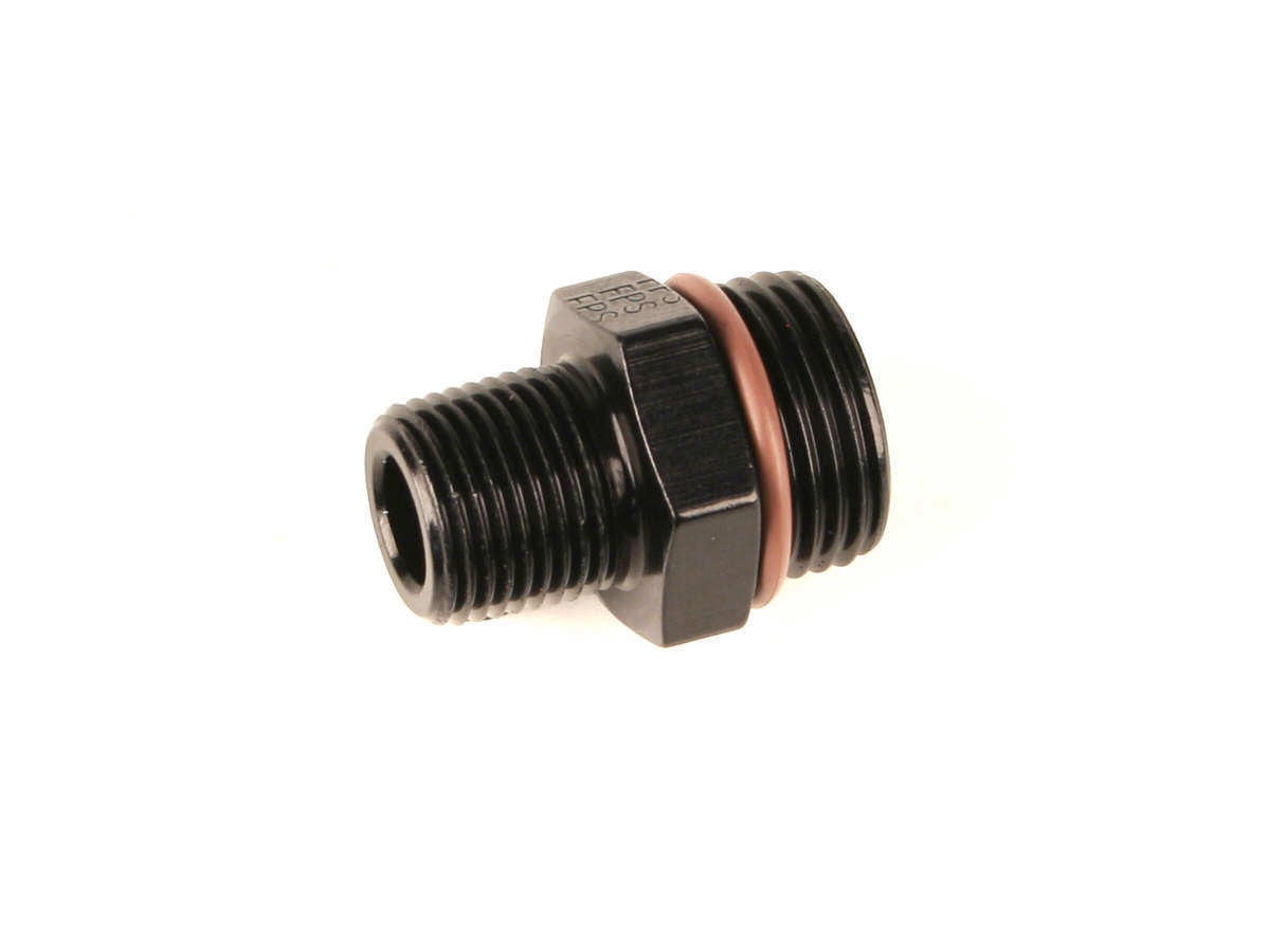 Fragola #10 O-Ring X 1/2 MPT Adapter, Black - 494002-BL