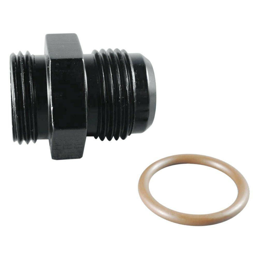 Fragola -8an Male Flare to -8an ORB Radius Fitting - Straight, Black - 495103-BL