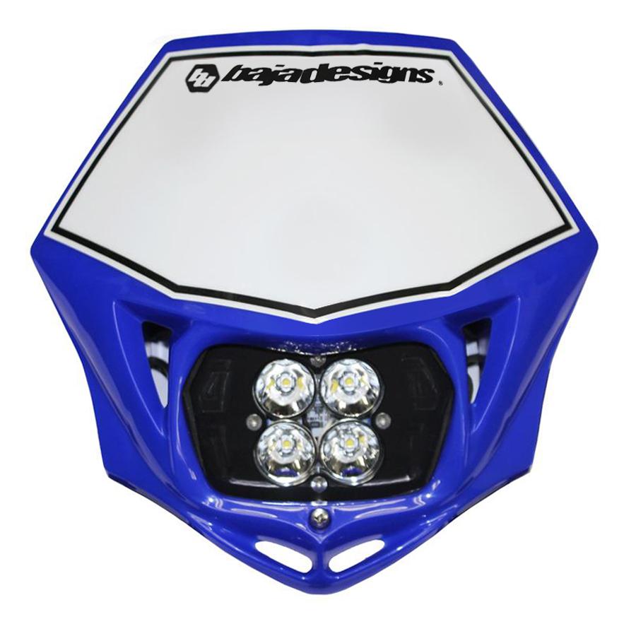 Baja Designs Motorcycle Headlight LED Race Light Blue Squadron Pro Baja Designs - 497001BU