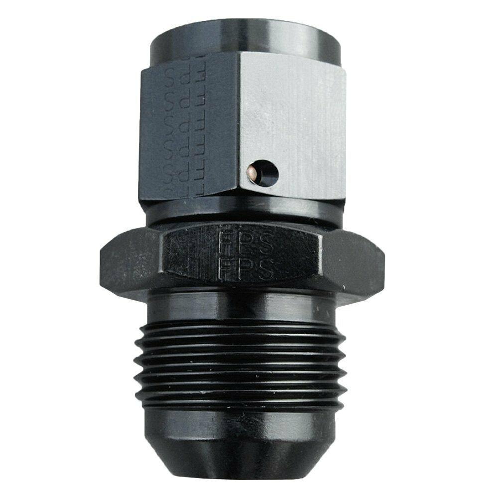 Fragola #4  Nut X #3 Male Swivel Reducer  Black - 497204-BL