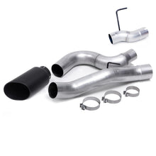 Banks Power Monster Exhaust System, 5-inch Single Exit, Black SideKick Tip for 2013-2018 Ram 2500/3500 6.7L Cummins, Mega-Cab SB - 49778-B
