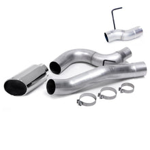 Banks Power Monster Exhaust System, 5-inch Single Exit, Chrome SideKick Tip for 2013-2018 Ram 2500/3500 6.7L Cummins, Mega-Cab SB - 49778