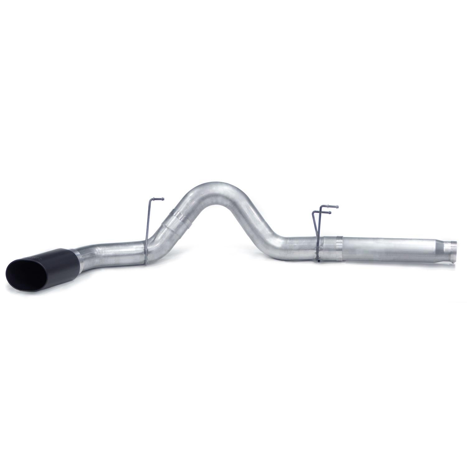 Banks Power Monster Exhaust System, 5-inch Single Exit, Black SideKick Tip for 2010-2012 Ram 2500/3500 6.7L Cummins, CCSB, CCLB, MCSB - 49779-B