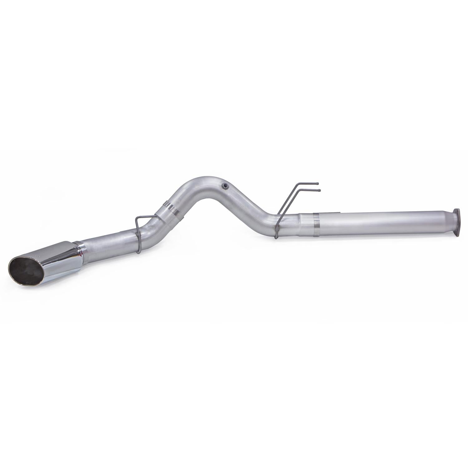 Banks Power Monster Exhaust System, 5-inch Single Exit, Chrome SideKick Tip for 2017-2020 Ford F250/F350/F450 6.7L Power Stroke, SCSB, CCSB, SCLB, CCLB including Dually Models - 49795