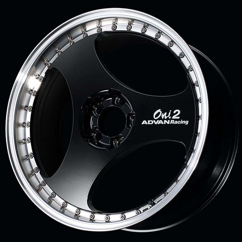 ADVAN RACING ONI2 PROGRESSIVE 20X8.5 +33 5-114.3 MACHINING & RACING GLOSS BLACK - YAYP0H33EBF
