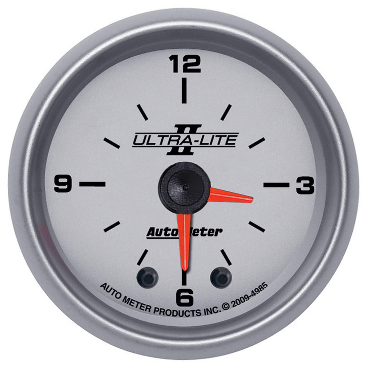 Auto Meter 2-1/16" CLOCK, 12 HOUR, ULTRA-LITE II - 4985