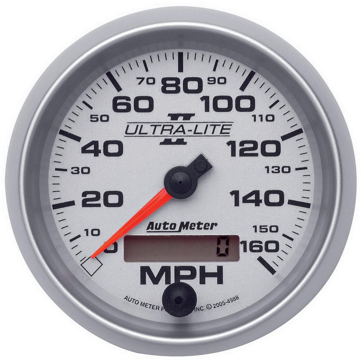 Auto Meter 3-3/8" SPEEDOMETER, 0-160 MPH, ULTRA-LITE II - 4988