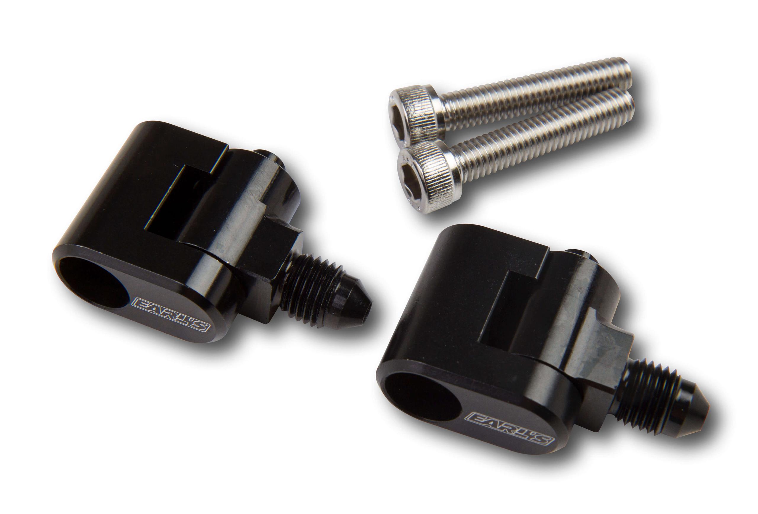 Earls Steam Vent Adapter Fitting - Ls Vent To -4An Single Out - One Pair - LS9804ERL