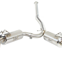 AFE Takeda 3 IN to 2-1/2 IN 304 Stainless Steel Cat-Back Exhaust w/ Polished Tips - 49-36701