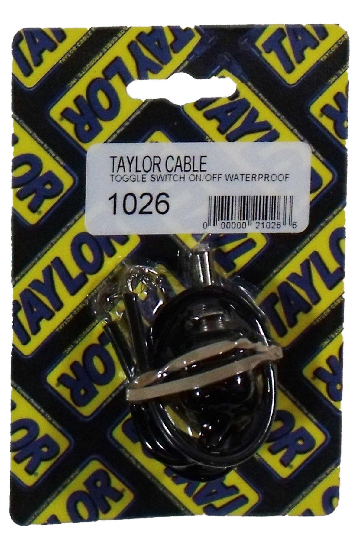 TAYLOR CABLE Toggle Switch on/off waterproof - 1026