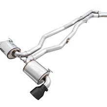 AWE 2020 Toyota Supra A90 Non-Resonated Touring Edition Exhaust - 5in Diamond Black Tips - 3020-33072