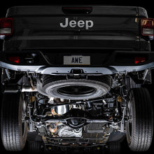 AWE Tread Edition Catback Single-Side Exhaust for Jeep JT 3.6L - Diamond Black Tip (2020-2021 Jeep Gladiator) - 3015-23103