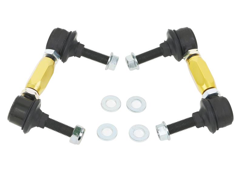 Whiteline Performance Universal Adjustable Sway Bar Link 90mm-115mm Length, 10mm Studs Gold Anodized Whiteline - KLC140-090