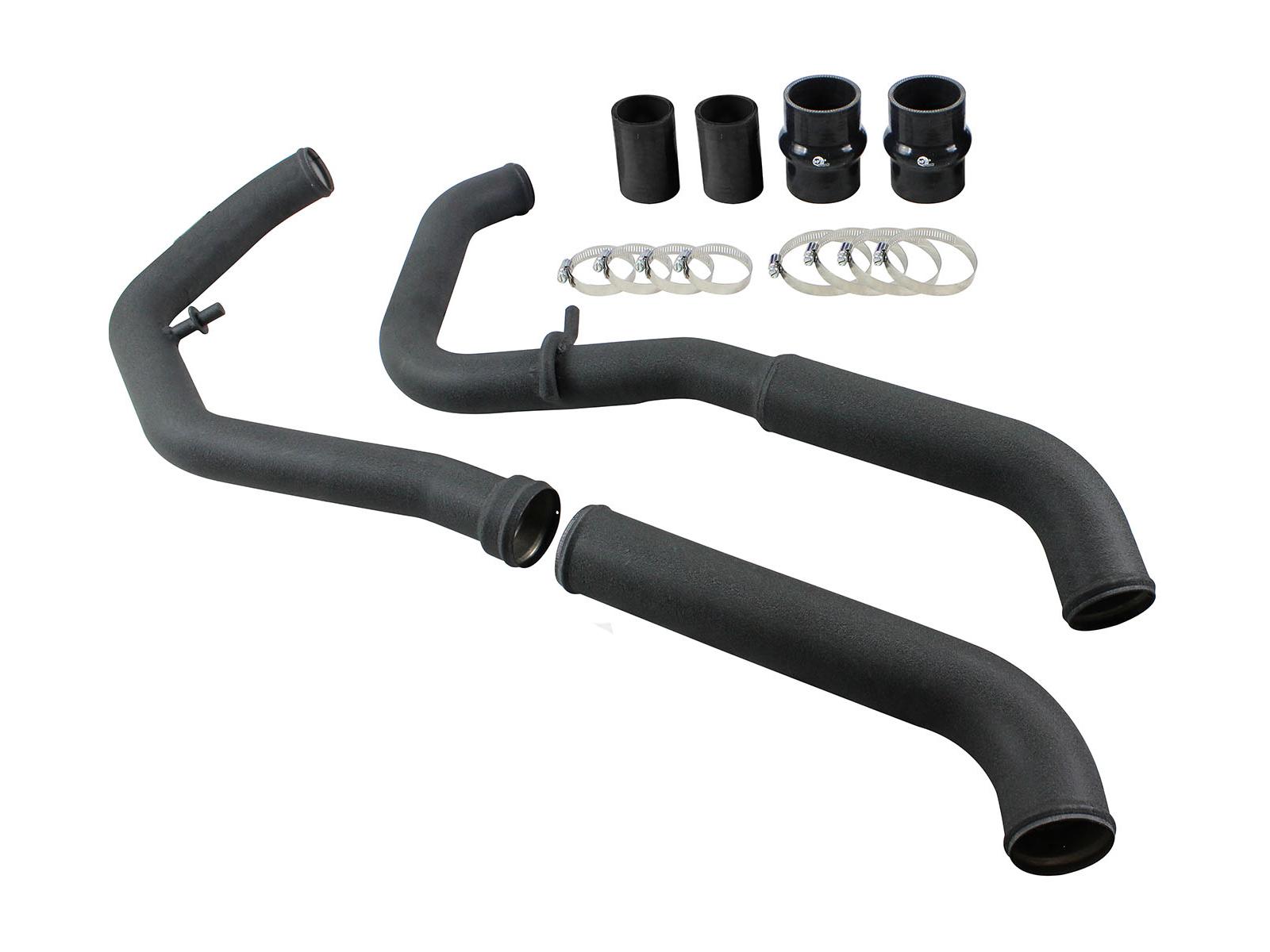 AFE BladeRunner 3 IN Aluminum Hot Charge Pipe Black (2015-2017 F-150) - 46-20208-B